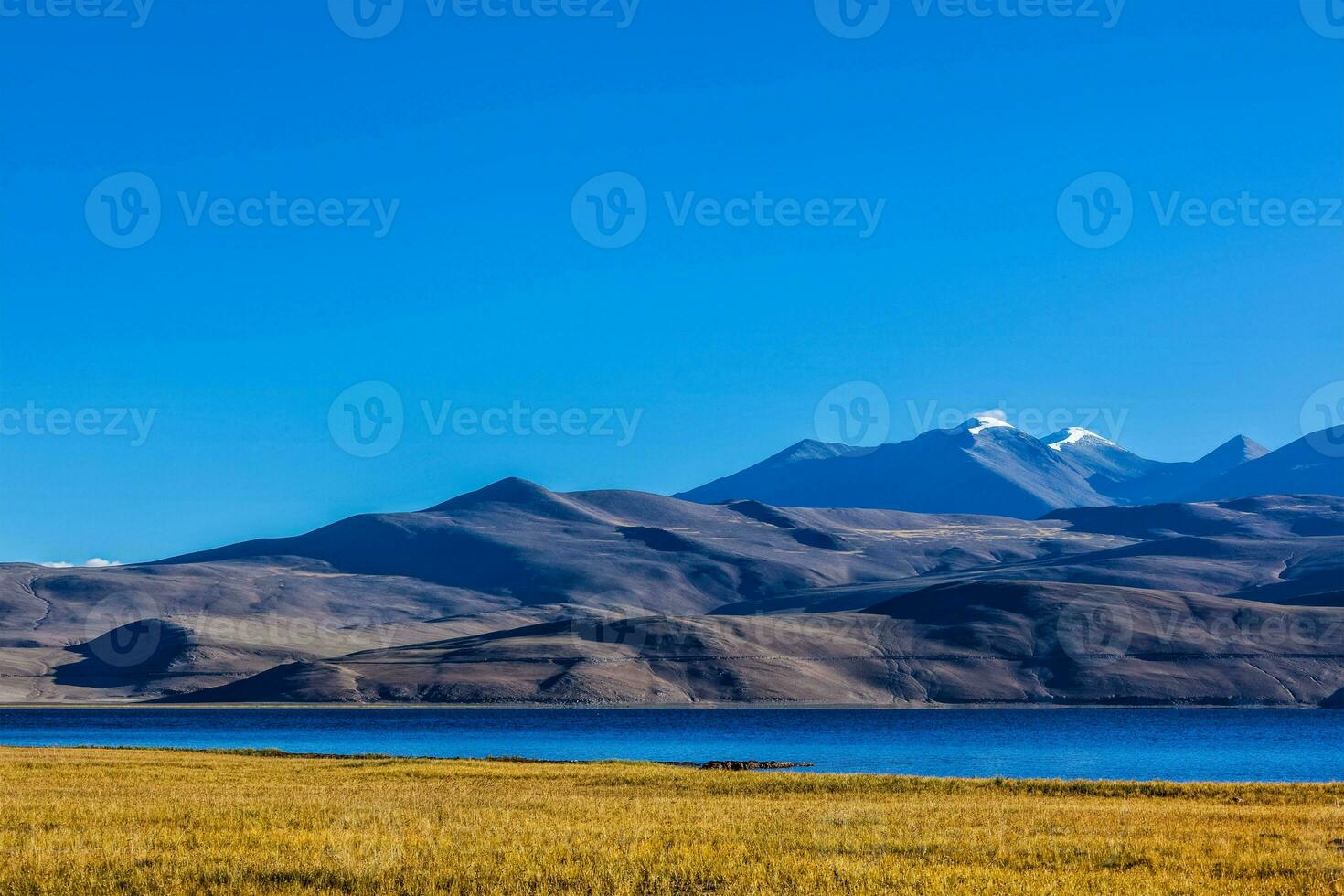 lago tso moriri nel Himalaya, ladakh, India foto