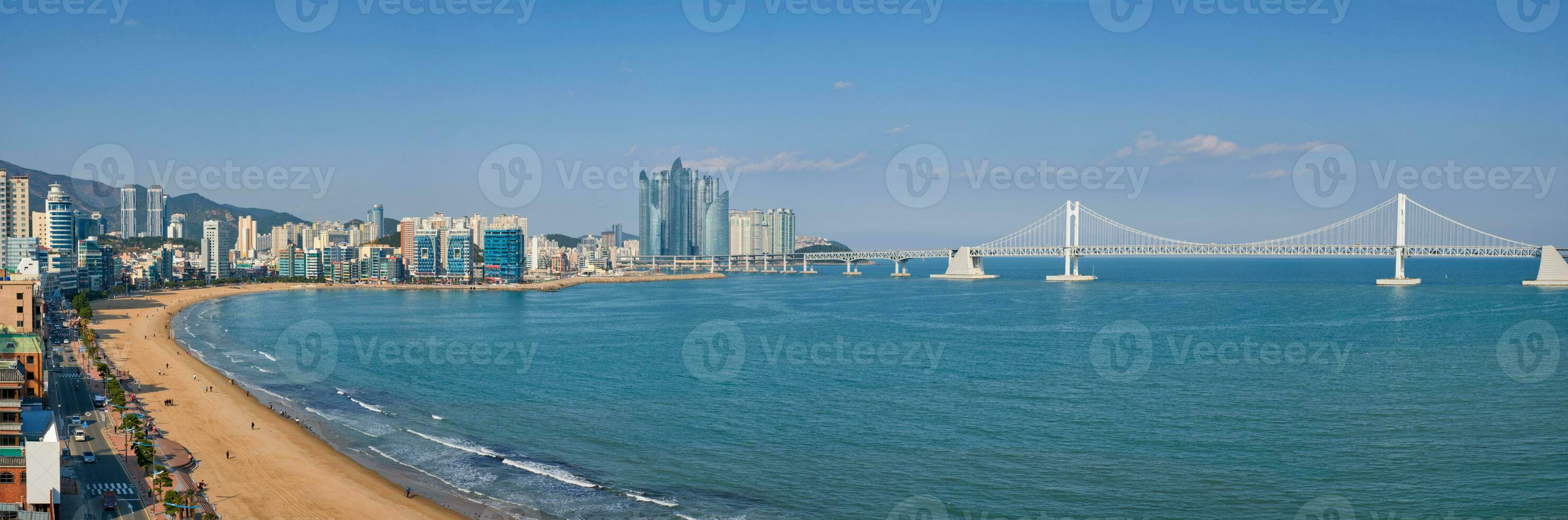 gwangalli spiaggia nel Busano, Sud Corea foto