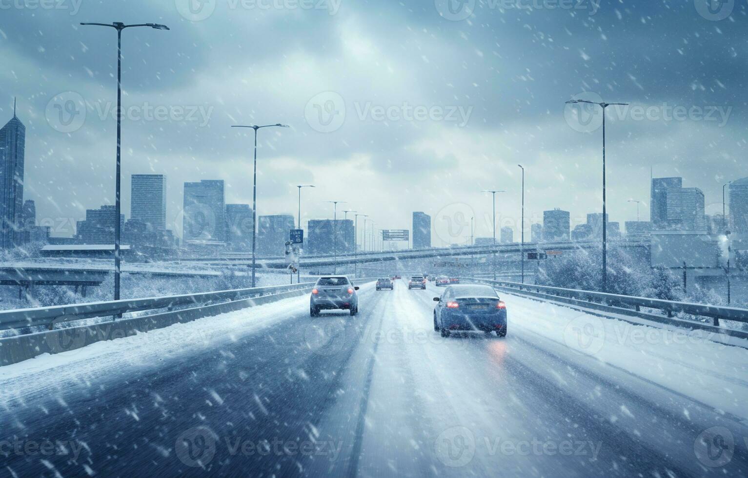 ai generato neve sfondo e albero inverno con copia spazio scena sfondo foto