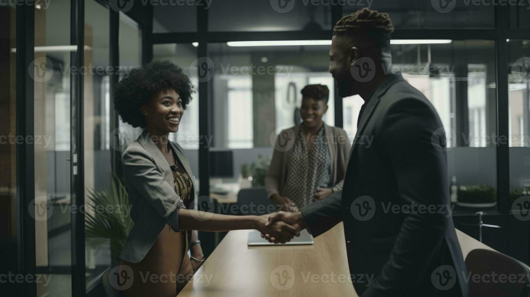 persone Lavorando nel un ufficio. attività commerciale concetto. generativo ai foto