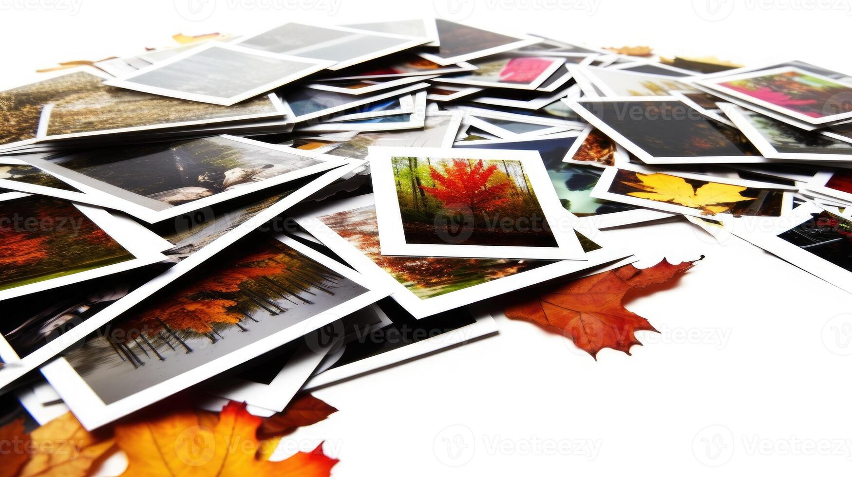 impostato di foto collezione stampe nero e bianca. natura collezione bianca sfondo. ai generato