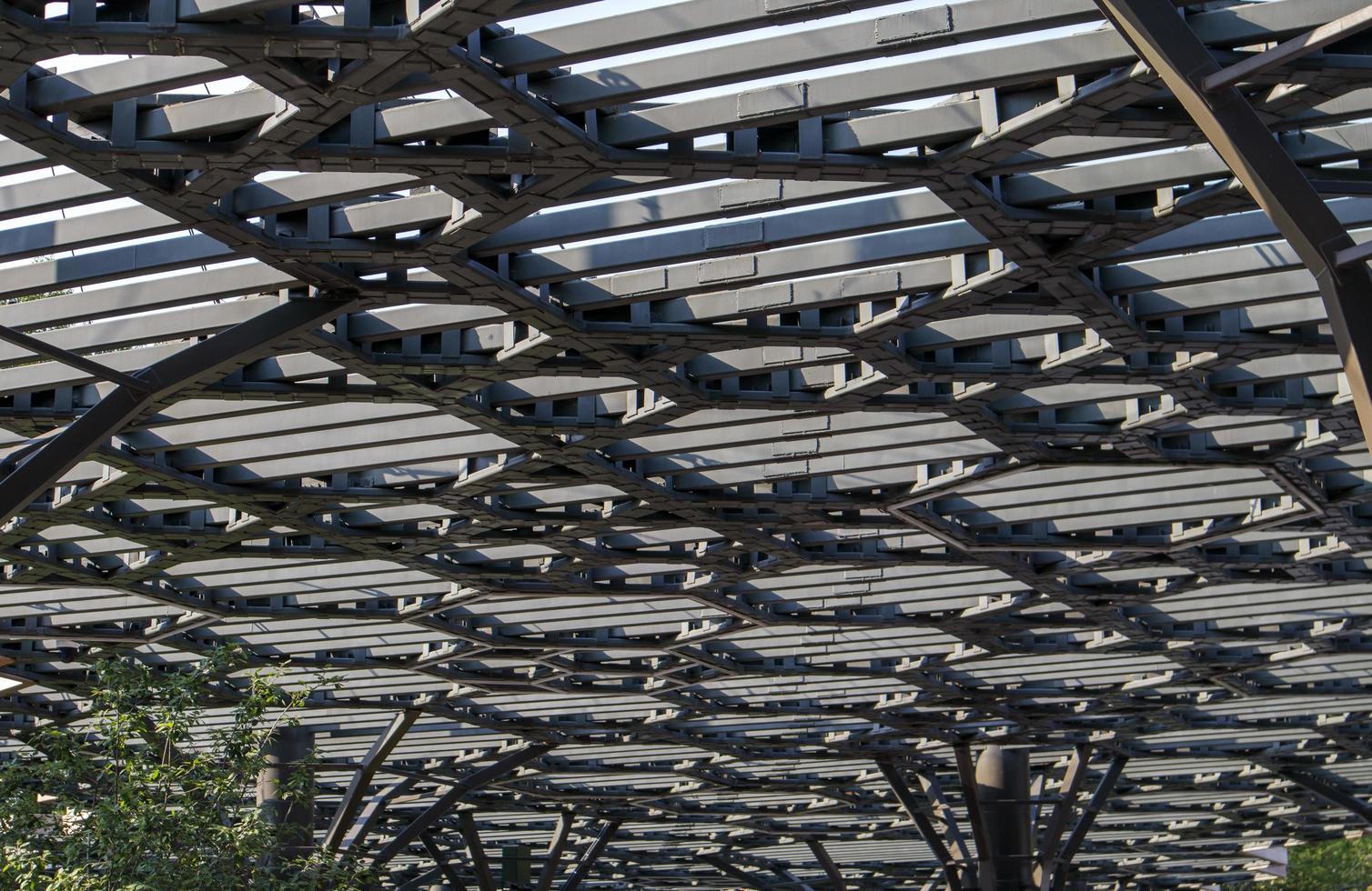 tettoia pergola, elementi strutturali. una struttura architettonica foto