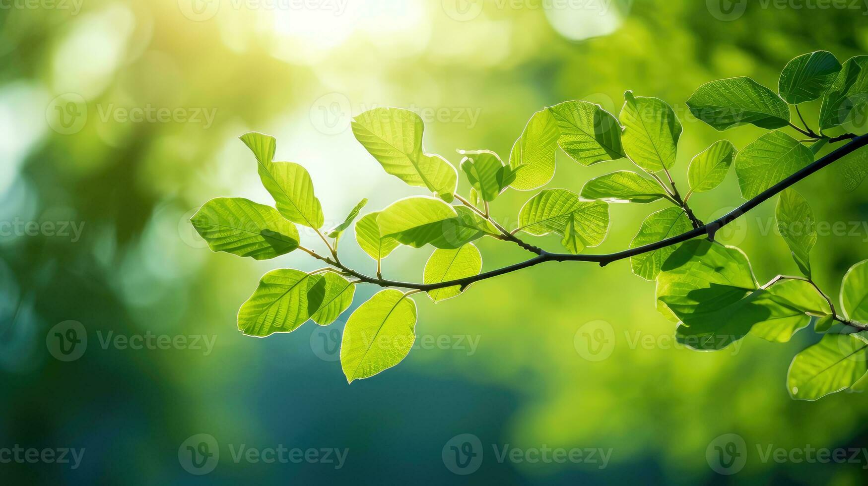 ai generato natura pianta blu all'aperto sognante ai generato foto