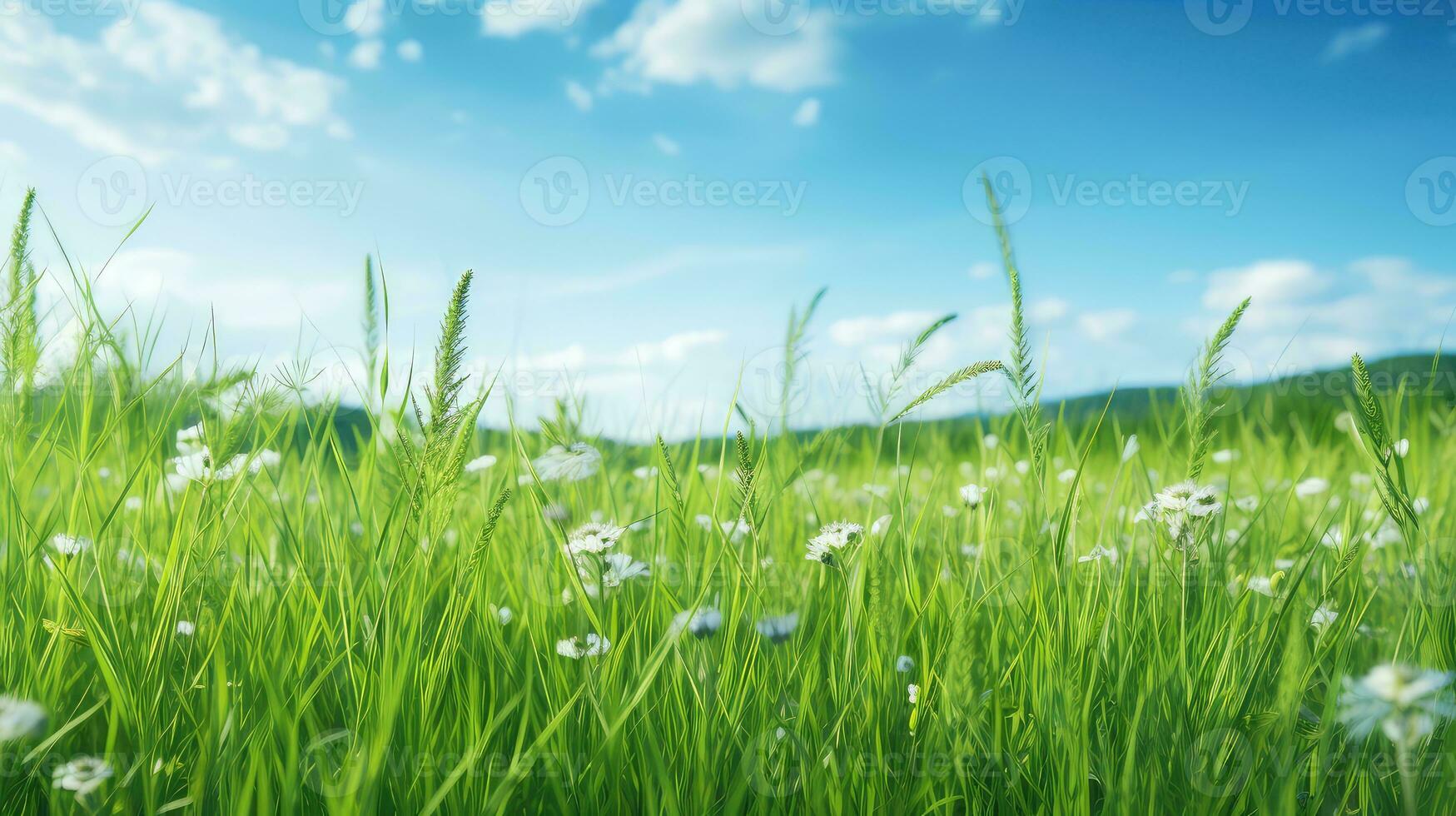 ai generato natura sole sfocatura struttura giardino ai generato foto