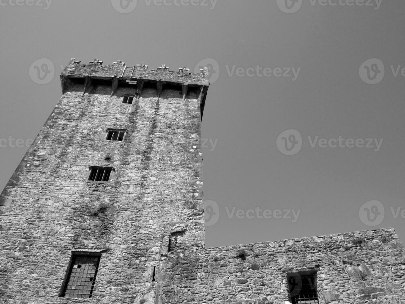 vecchio celtico castello Torre, blarney castello nel Irlanda, vecchio antico celtico fortezza foto