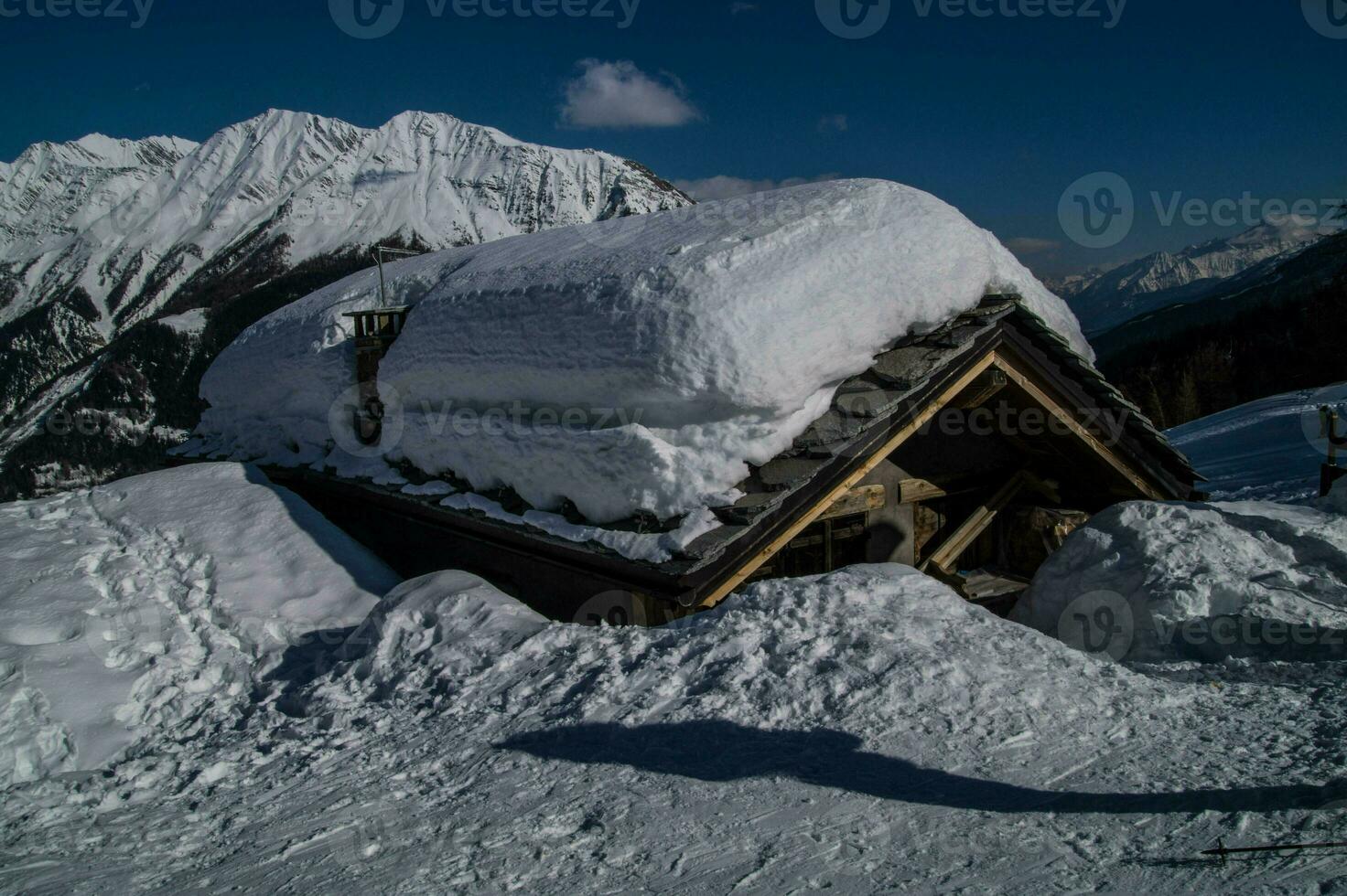 courmayeur,val di oste, italia foto