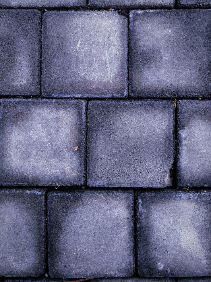calcestruzzo mattone bloccare pavimento foto