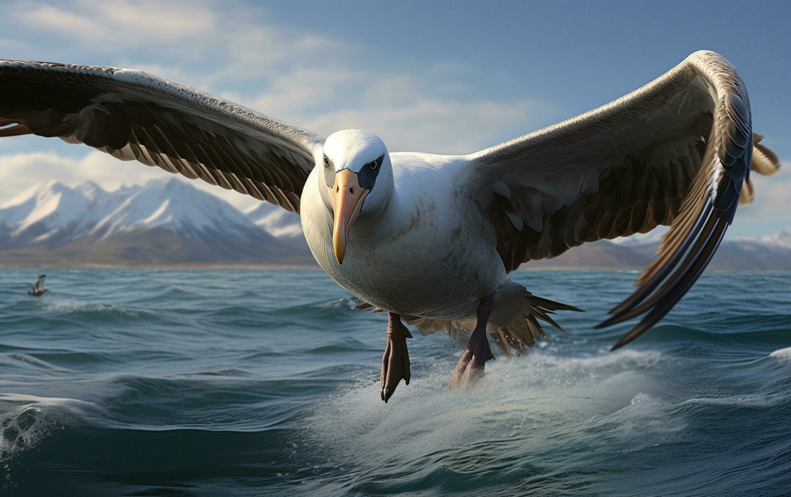 ai generato albatro uccello foto