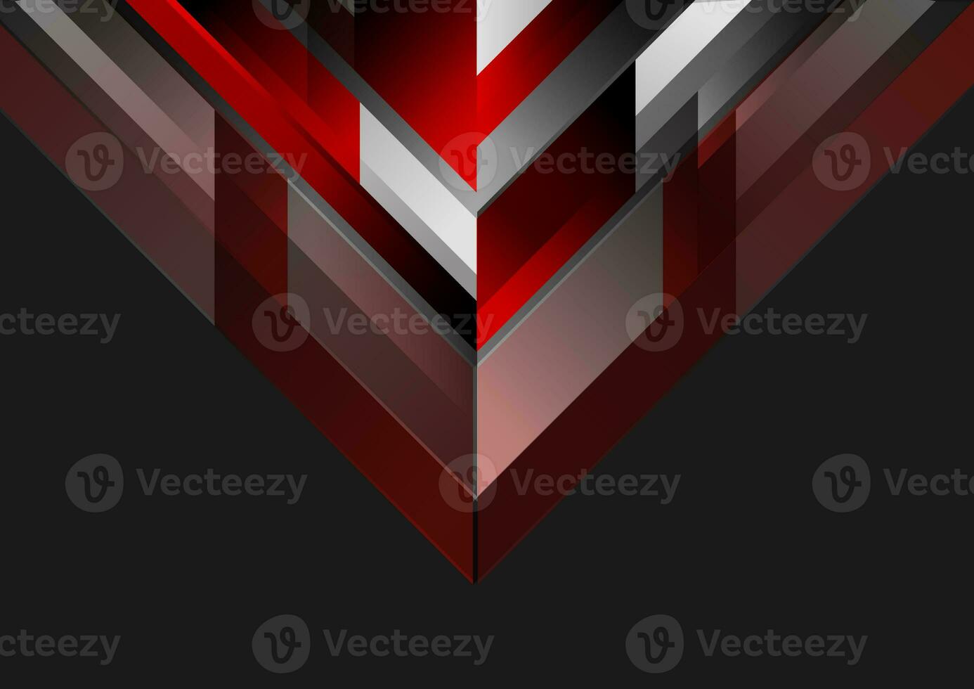 astratto Tech geometrico rosso nero sfondo foto