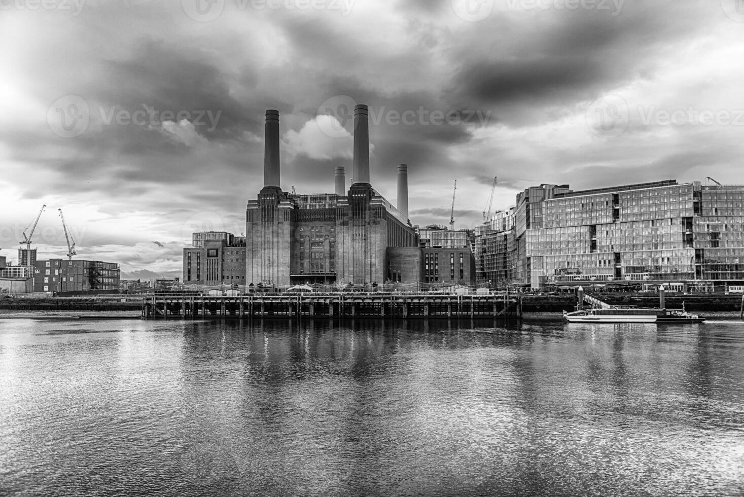 battersea energia stazione, iconico edificio e punto di riferimento nel Londra, UK foto