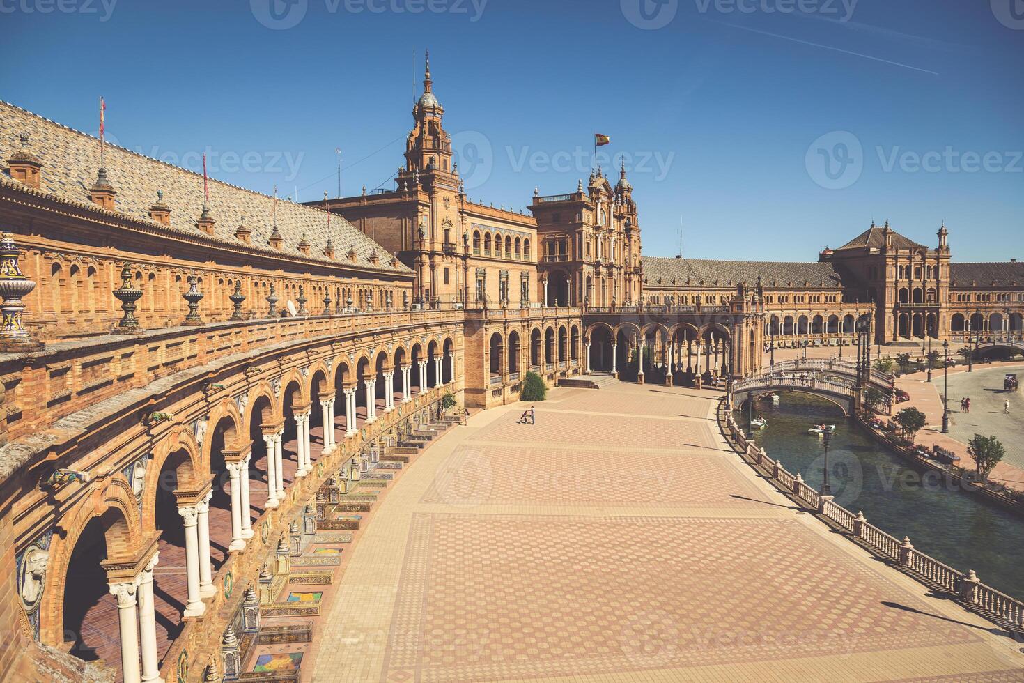 bellissimo plaza de spagnolo, Siviglia, Spagna foto