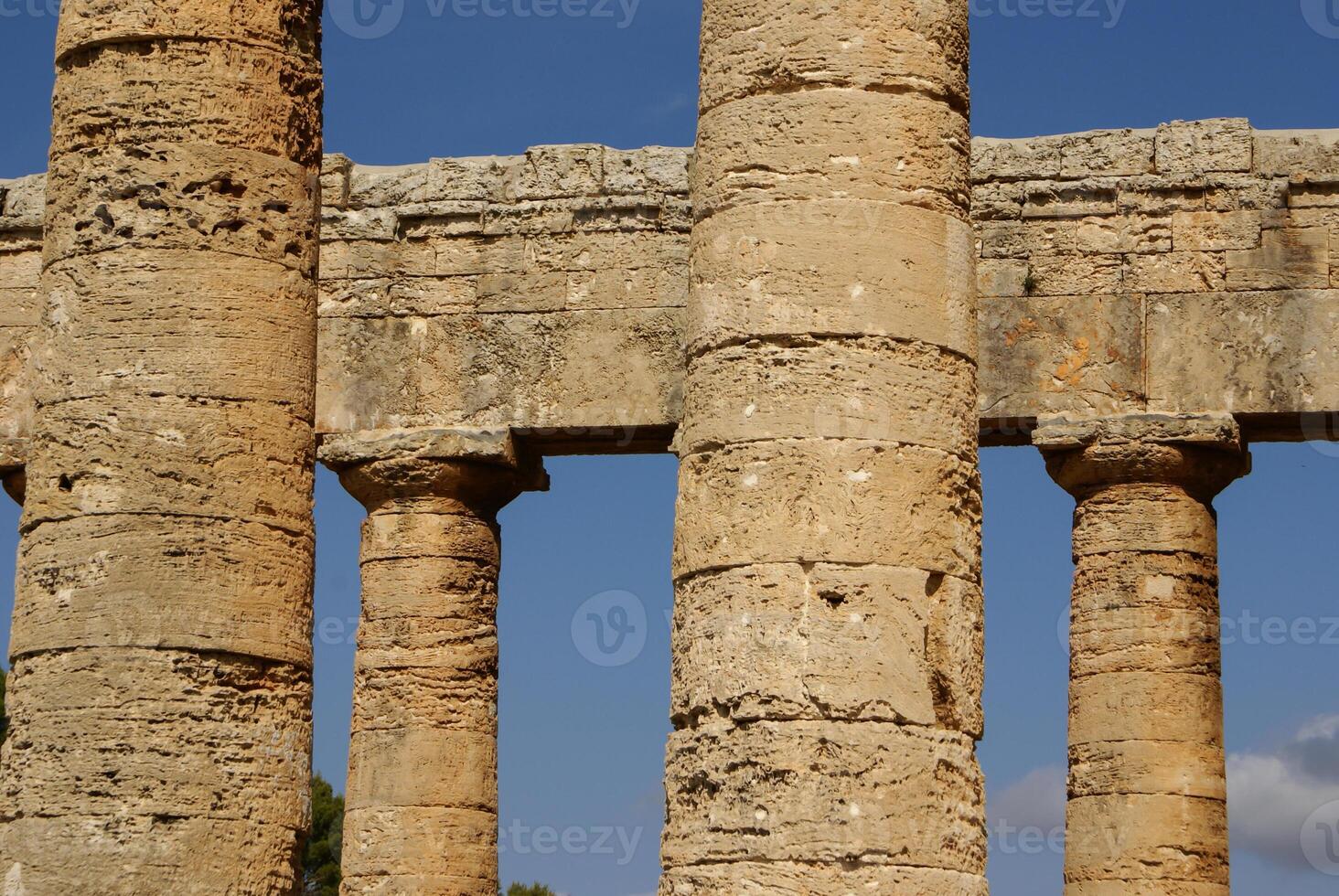 segesta sito archeologico dell'antica grecia trapani sicilia italia foto