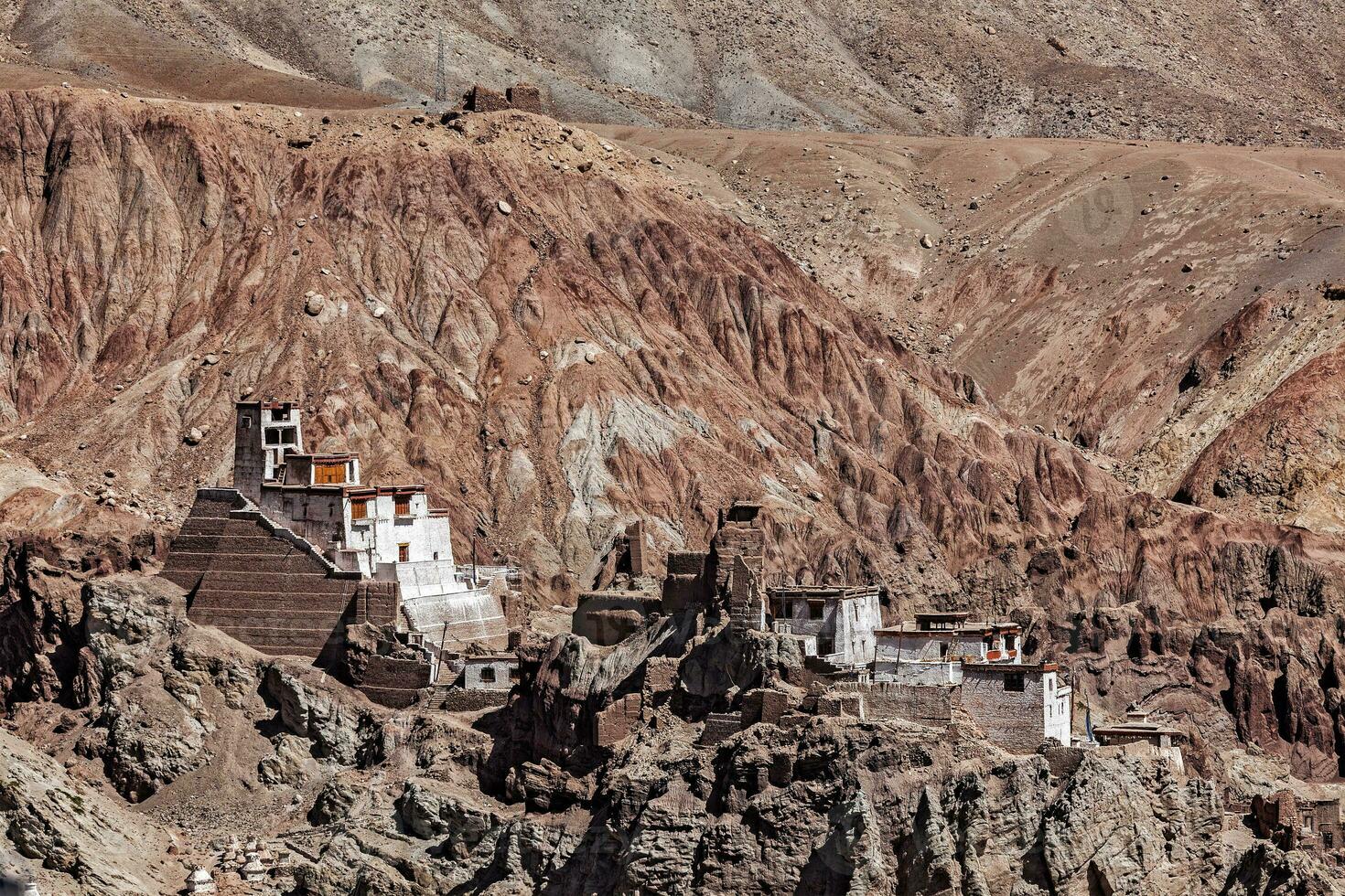 Basgo monastero. ladakh, India foto