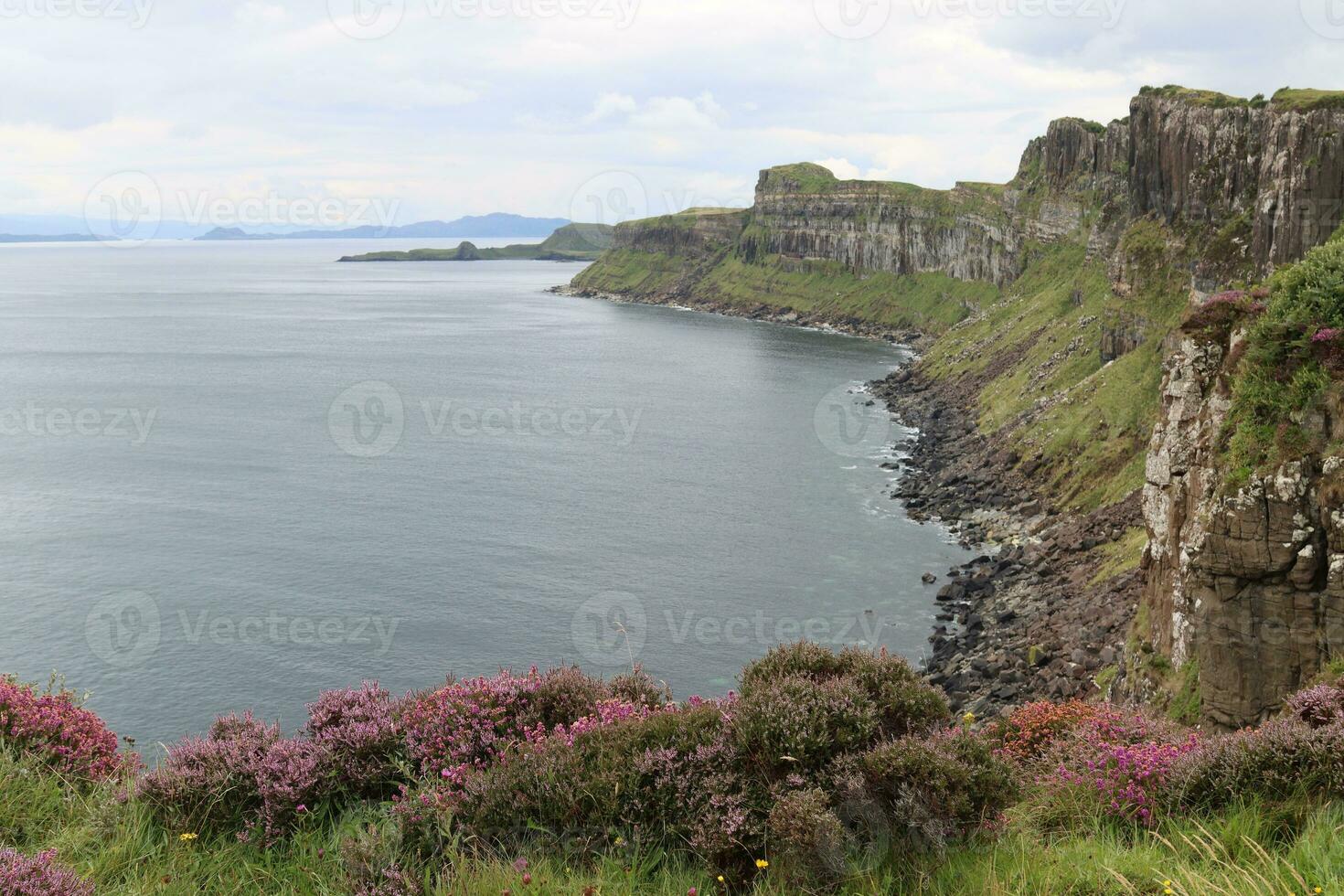 scogliera di il isola di skye, Scozia- foto