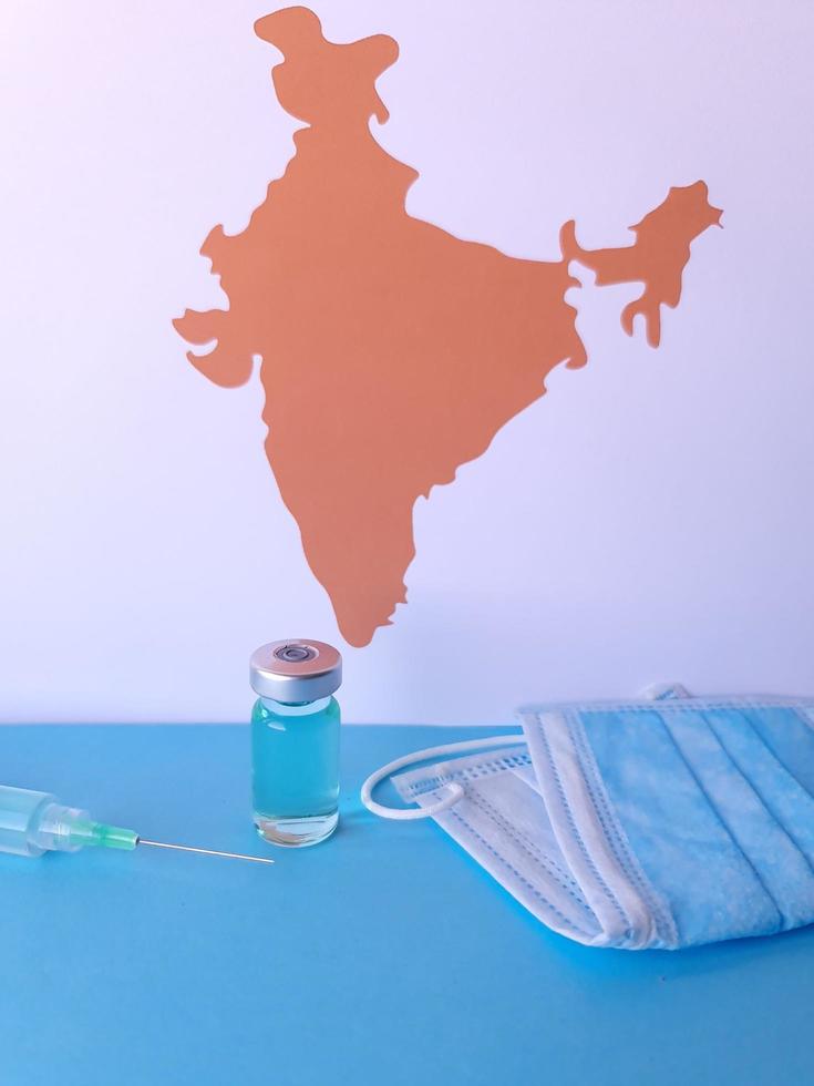 sfondo per problemi di salute e medicina in India foto
