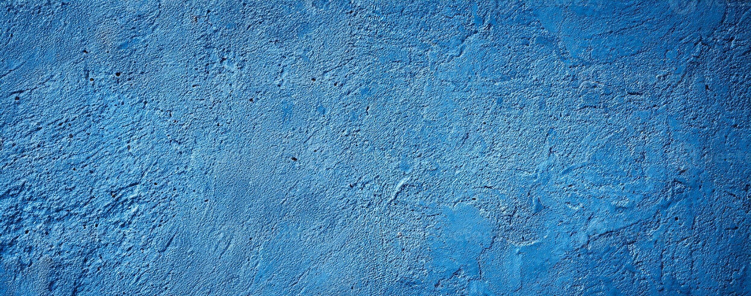 fondo blu astratto del muro di cemento del cemento di struttura foto