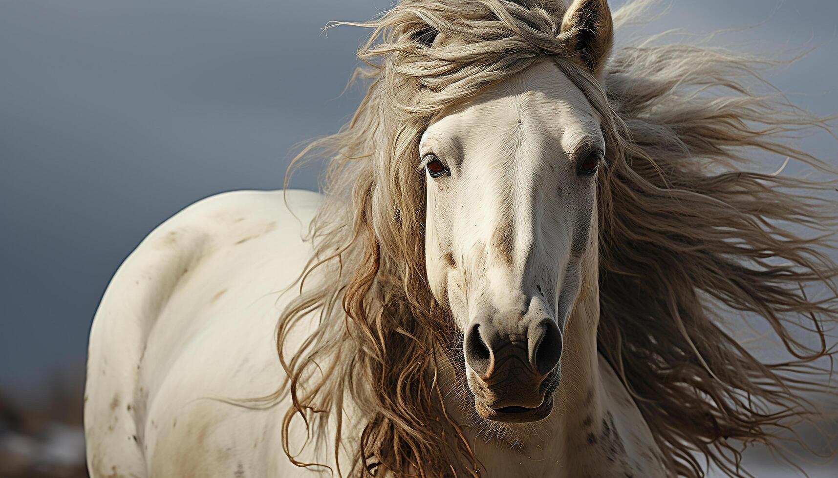 ai generato giovane donna, all'aperto, guardare a telecamera, sorridente, bellezza nel natura generato di ai foto