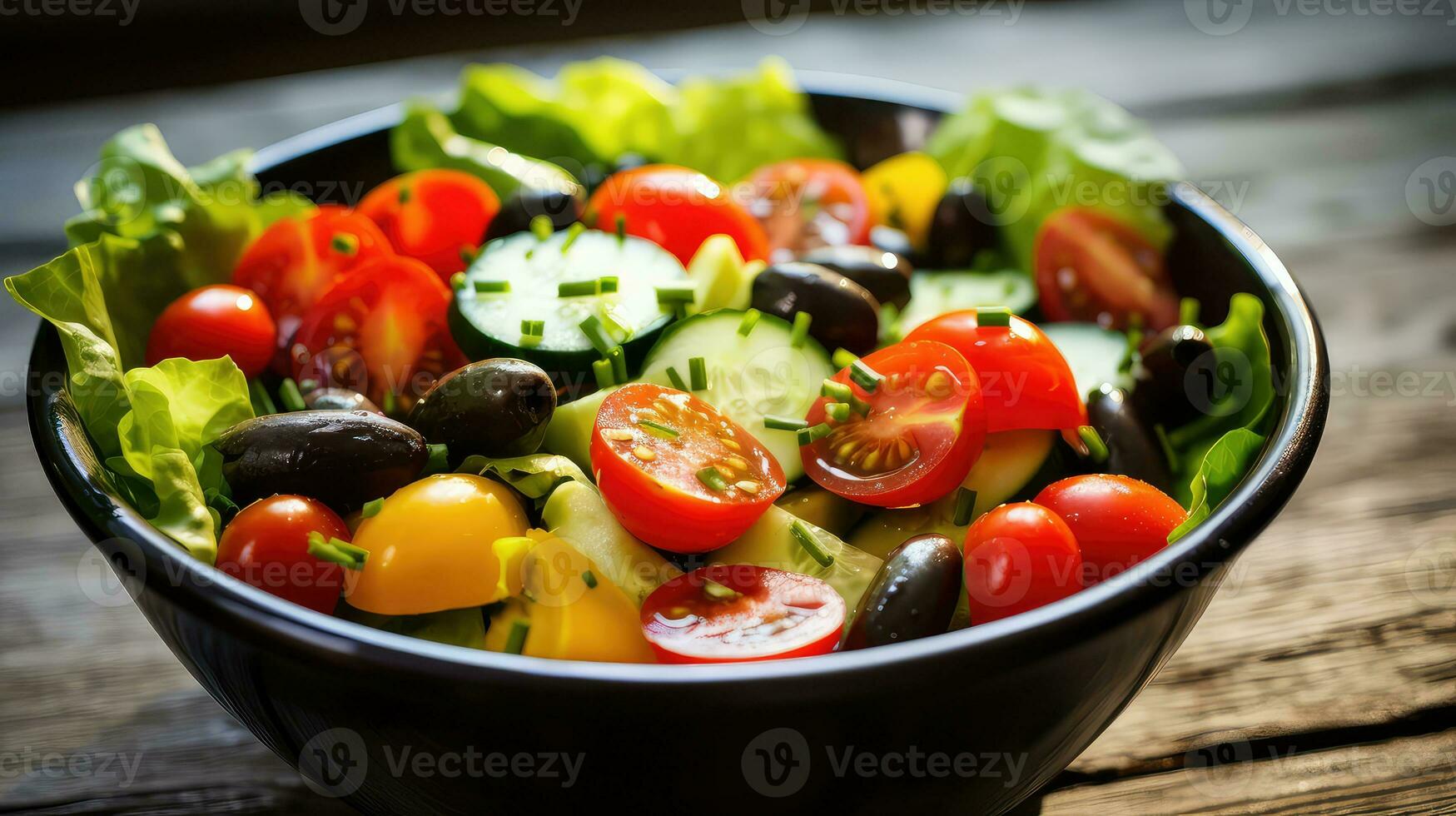 ai generato spinaci cena vegano cibo fungo ai generato foto