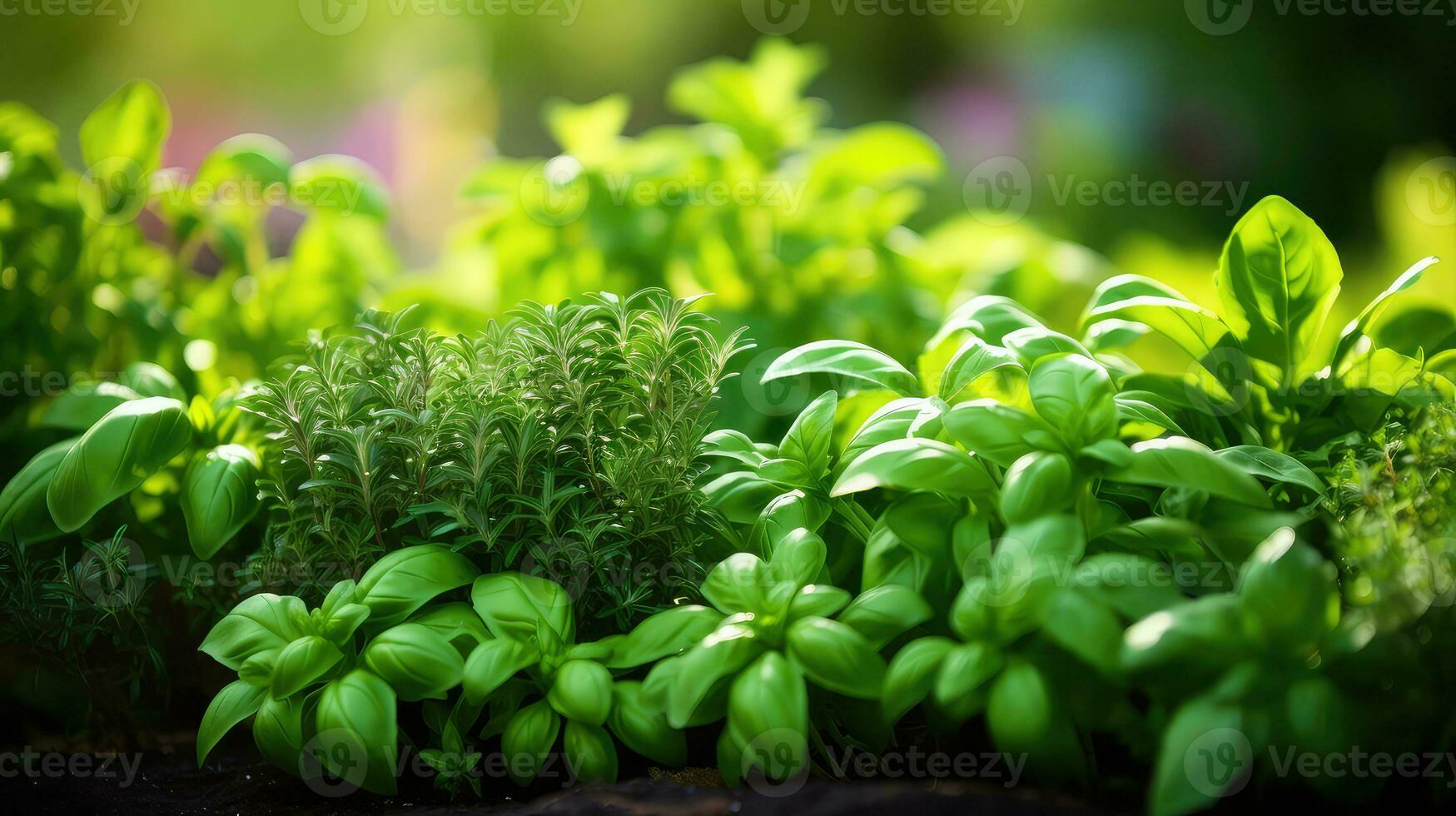 ai generato sfondo veggie vegano cibo zucchine ai generato foto