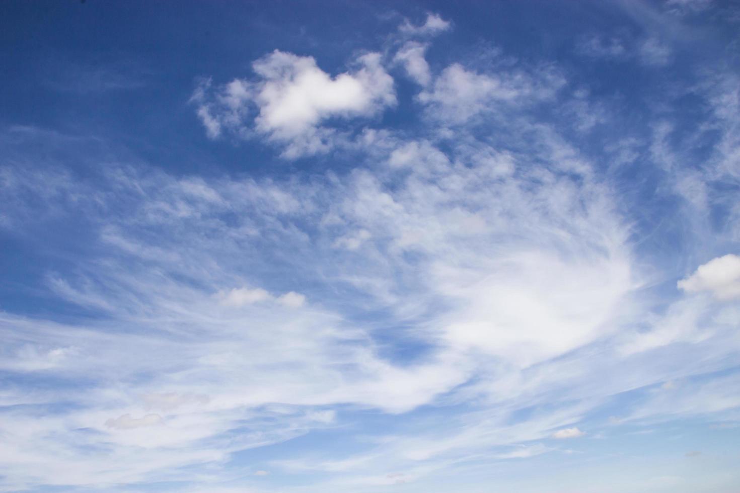 sfondo del cielo blu con nuvole foto