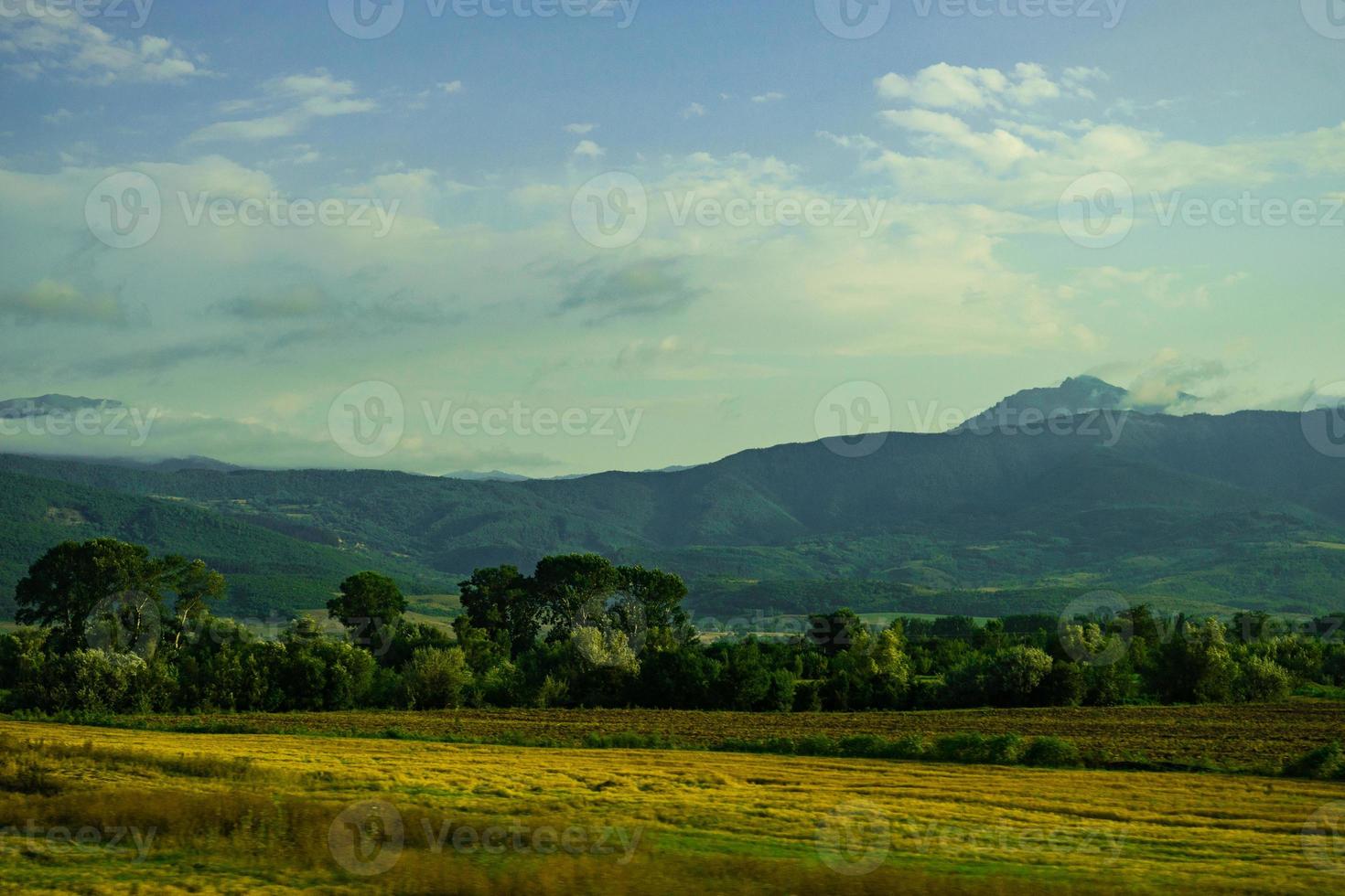 paesaggio georgiano centrale foto