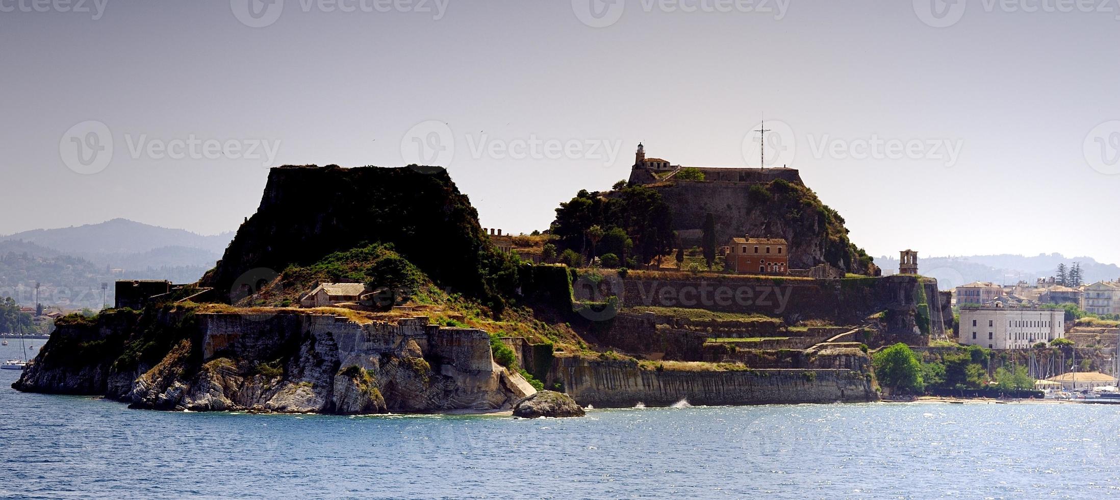 vecchia fortezza di corfù foto