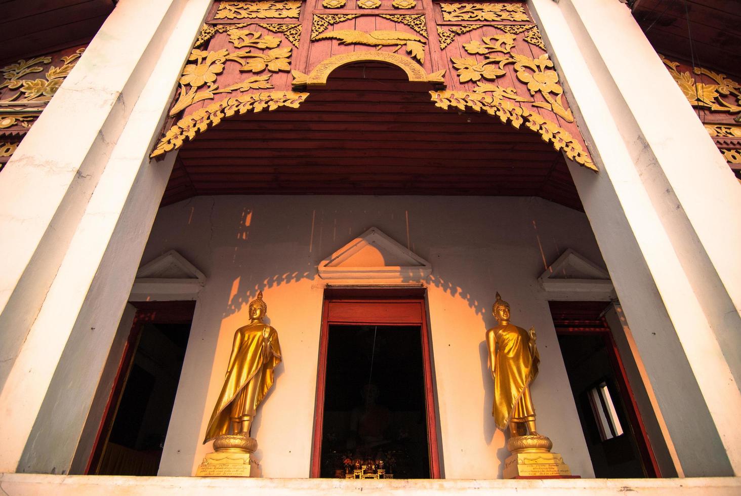 wat, tempio, nan, thailandia. foto