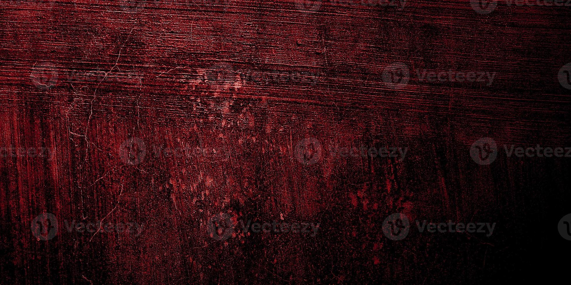 sfondo horror rosso e nero. cemento rosso scuro grunge texture foto