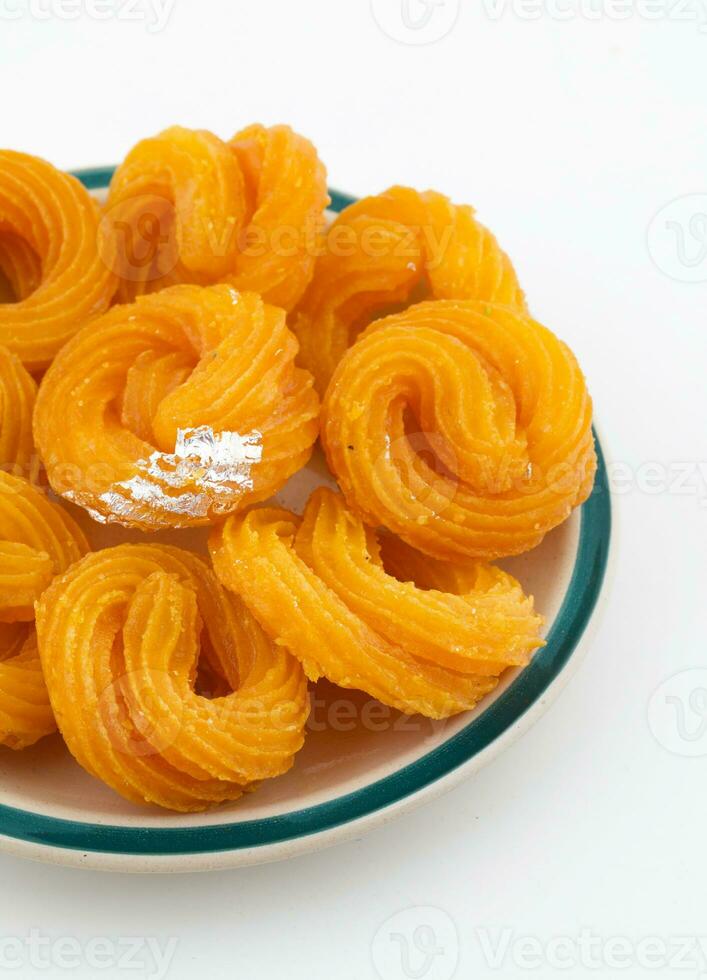 indiano dolce cibo paneer jalebi foto