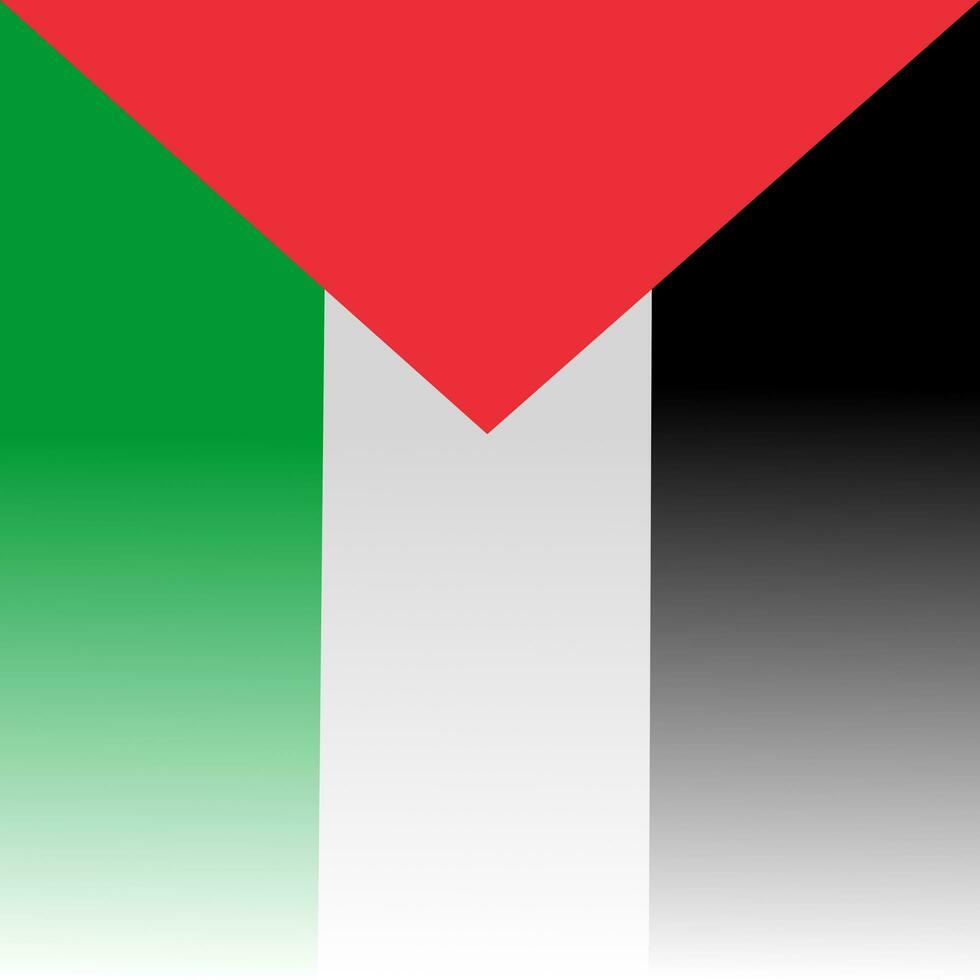 Palestina bandiera sfondo, Palestina bandiera sociale media modello bandiera design foto