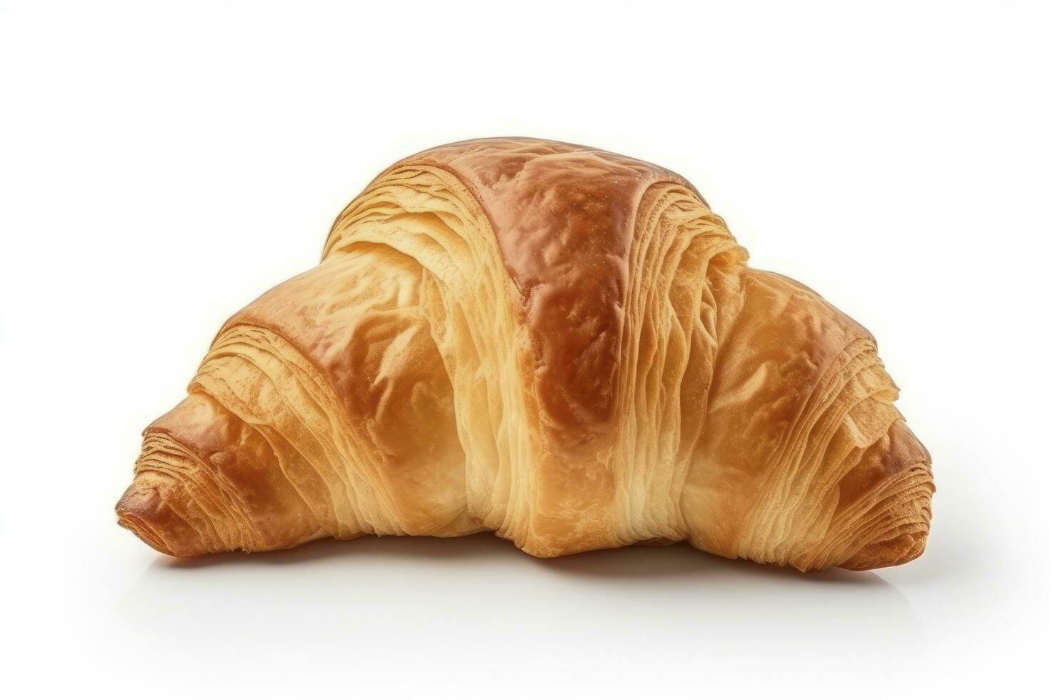 ai generato brioche isolato su bianca sfondo. ai generato foto