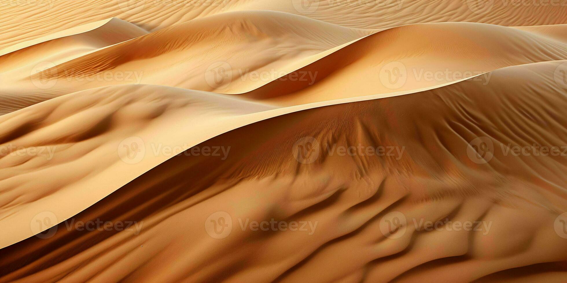 ai generato deserto sabbia struttura sfondo. sabbia dune. generativo ai foto