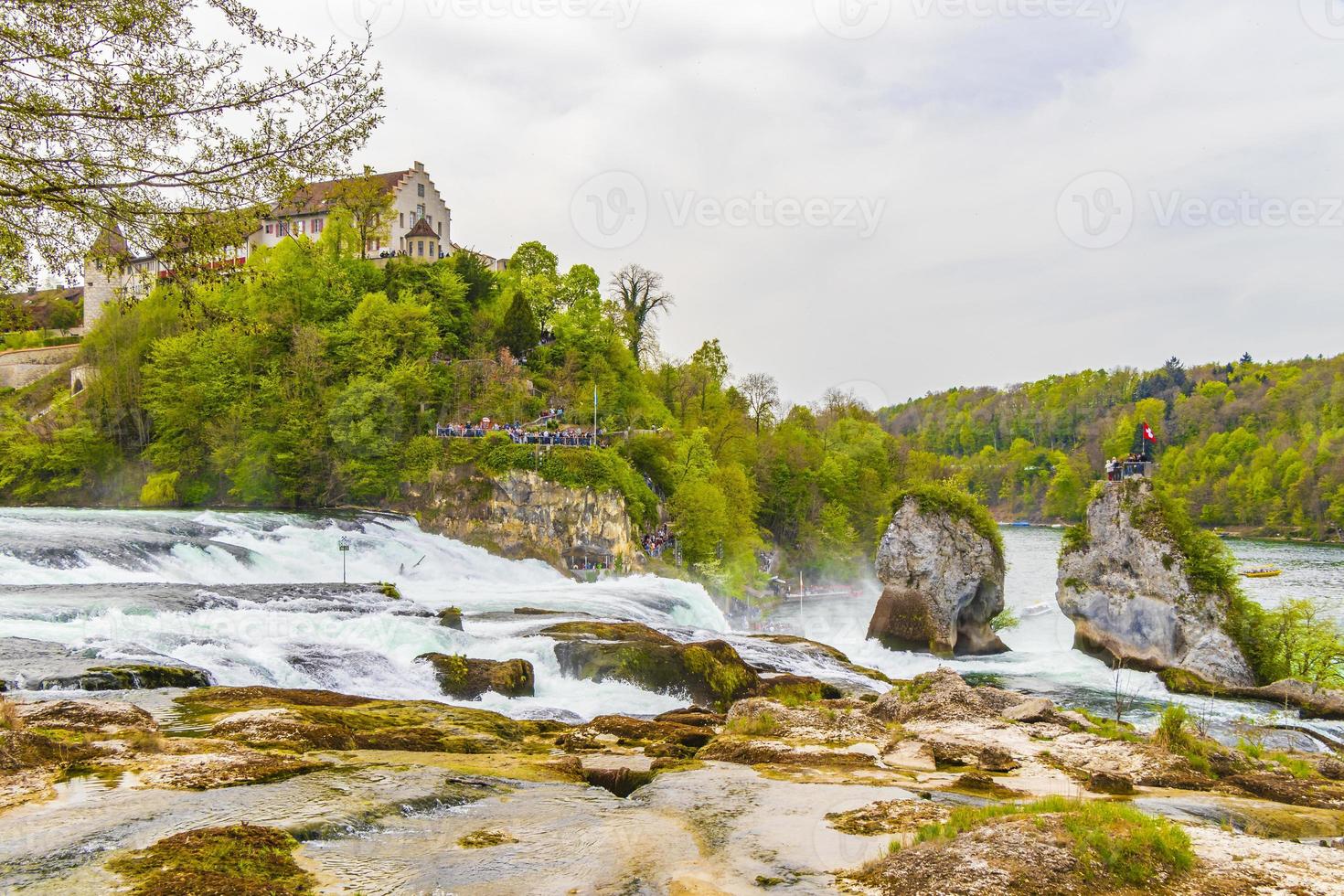 cascate del reno a neuhausen am rheinfall, svizzera foto