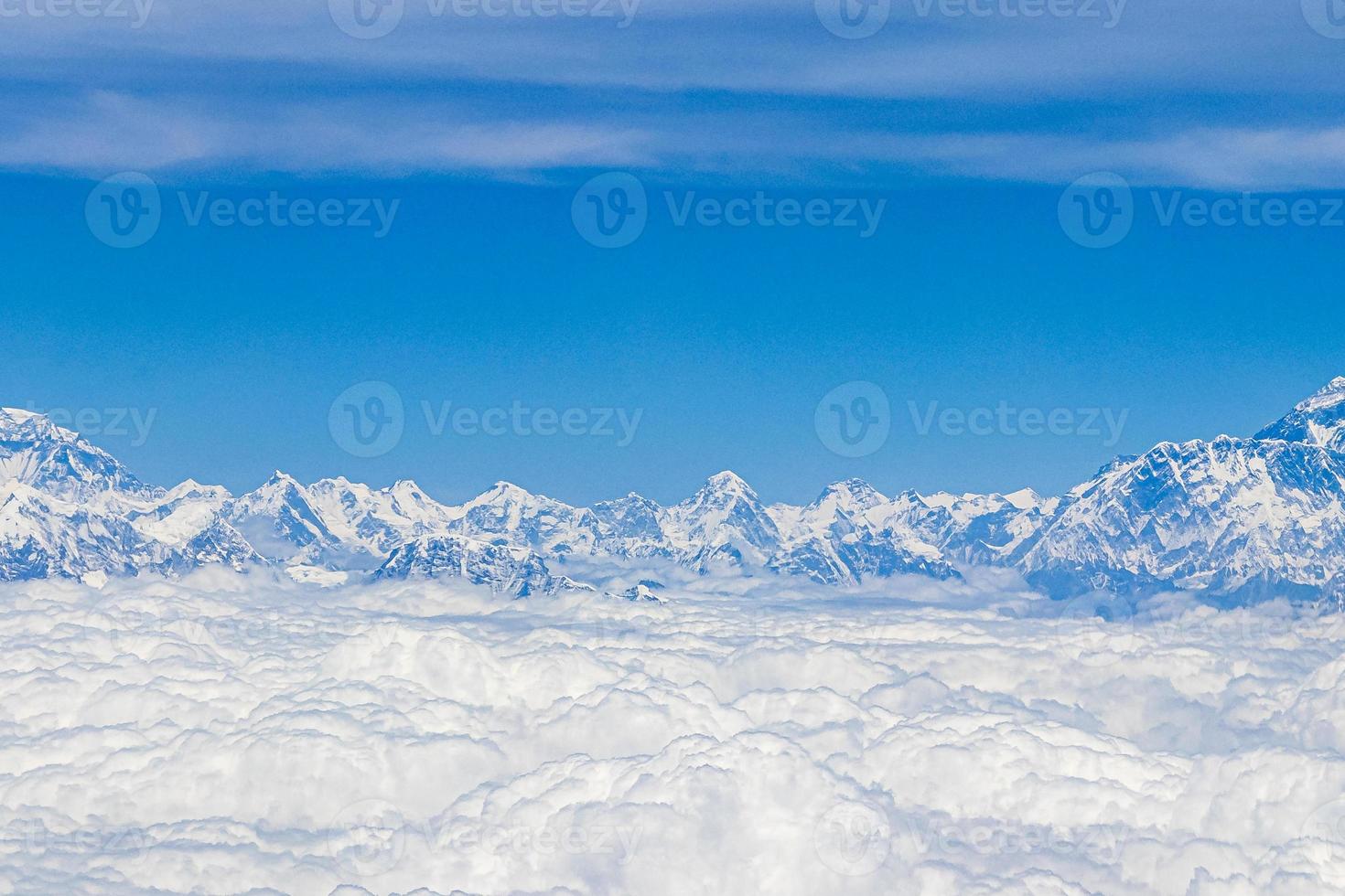 l'himalaya in nepal foto