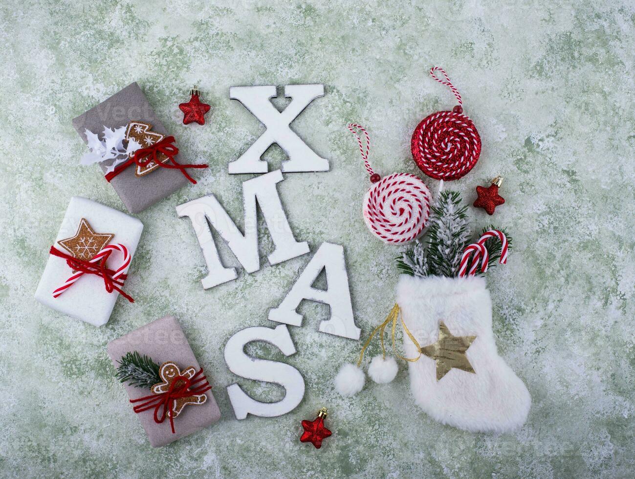 di legno lettera natale, Natale festivo carta foto