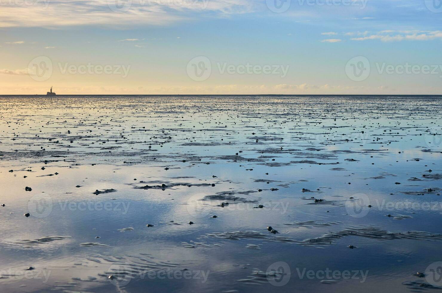 Wadden mare nel settentrionale Germania foto