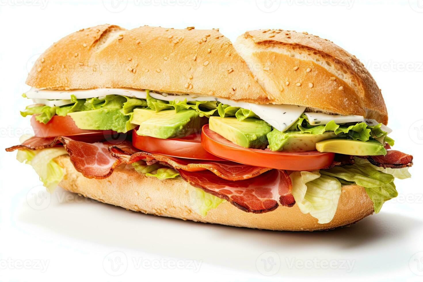 ai generato realistico Sandwich clipart foto