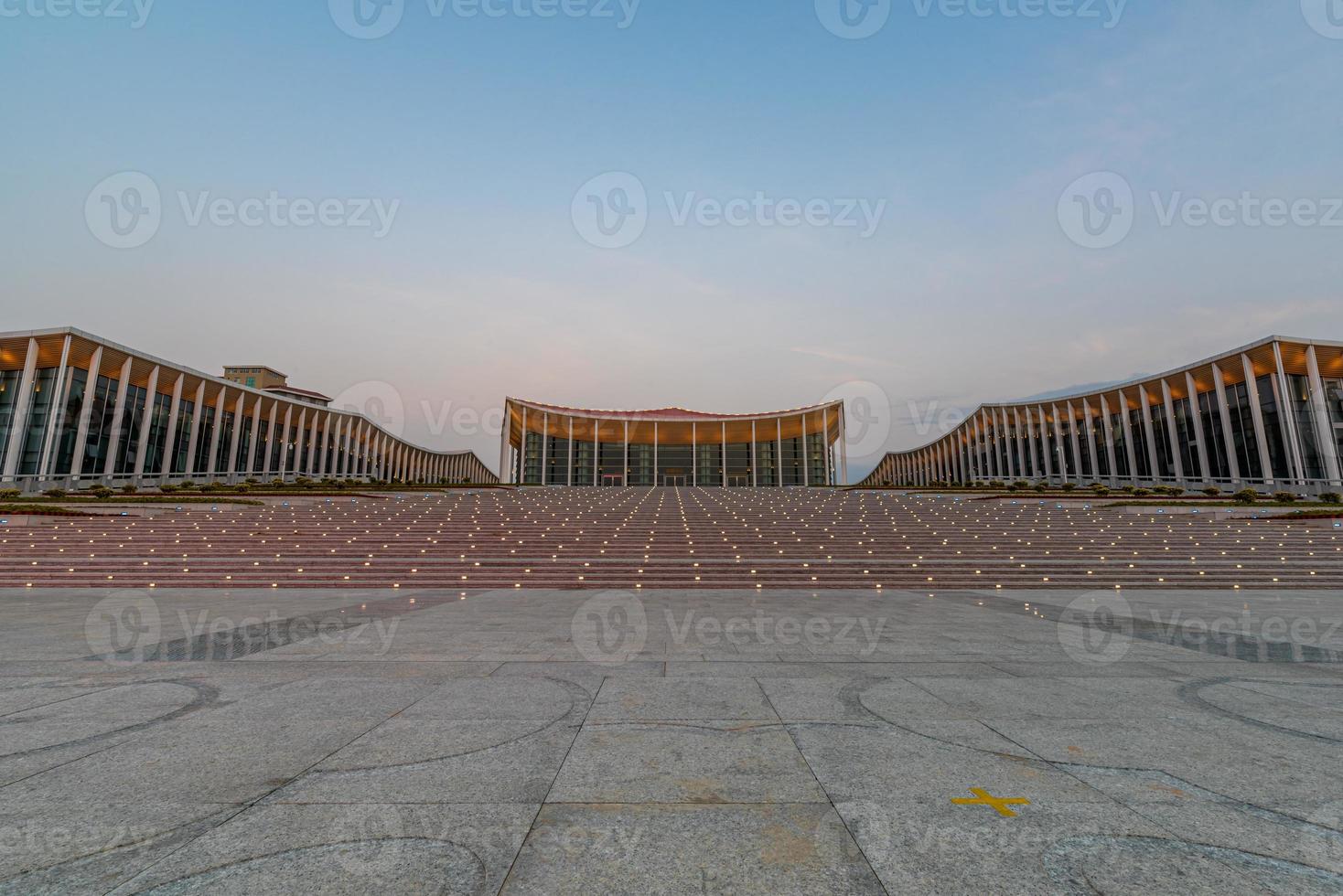 edificio permanente del forum di meizhou mazu, cina. foto