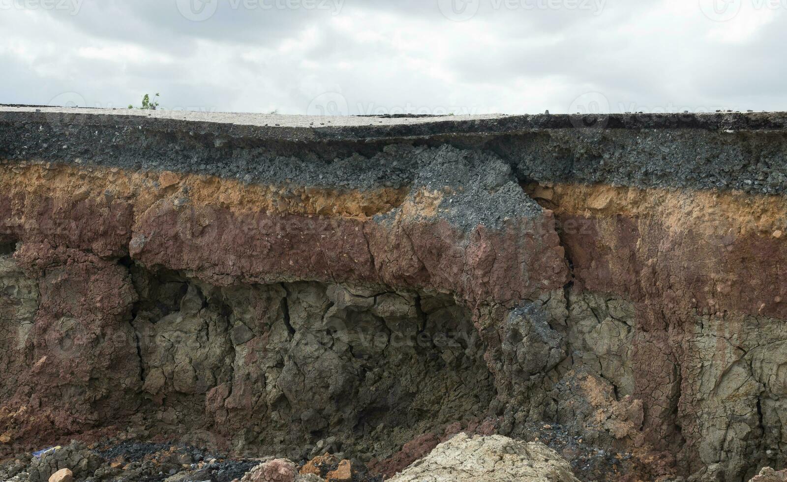 il strati di strada. non focalizzato Immagine foto