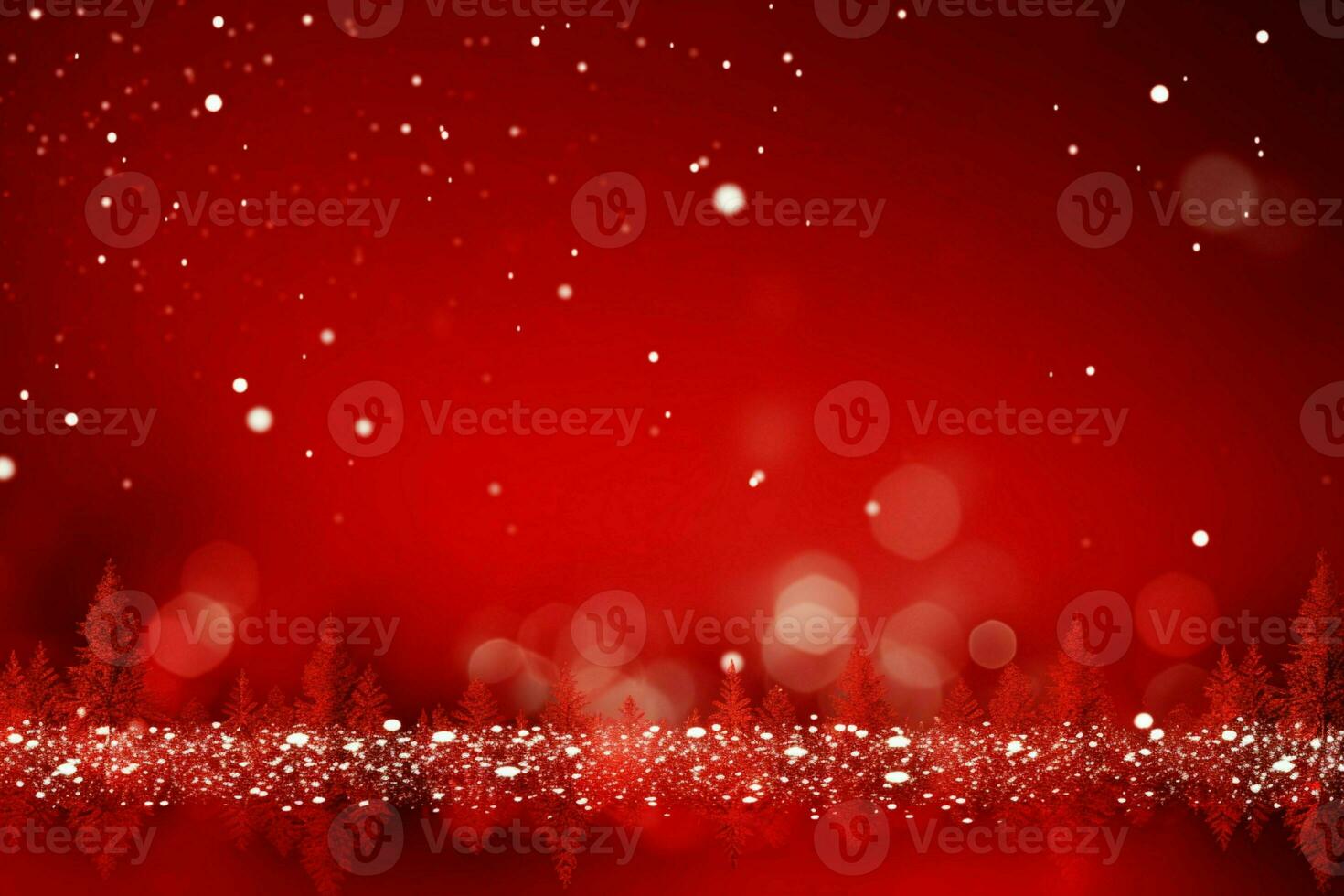 ai generato festivo rosso Natale sfondo evocando calore e vacanza rallegrare ai generato foto