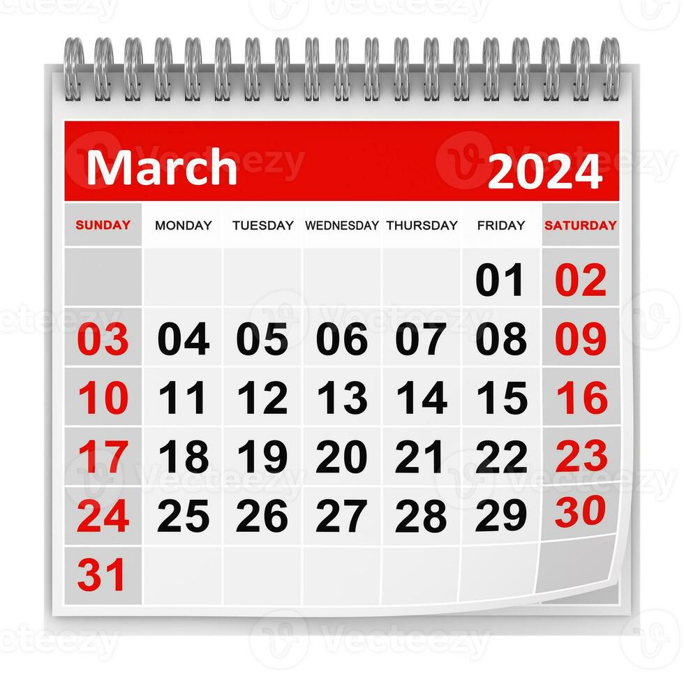 calendario - marzo 2024 foto