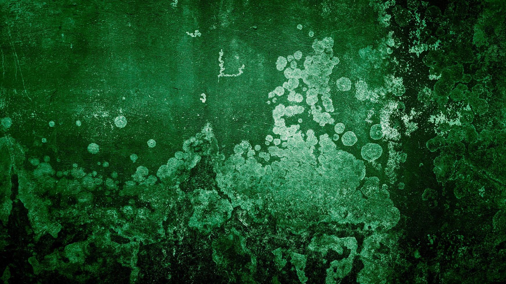 sfondo grunge della parete verde colorata. sfondo astratto foto