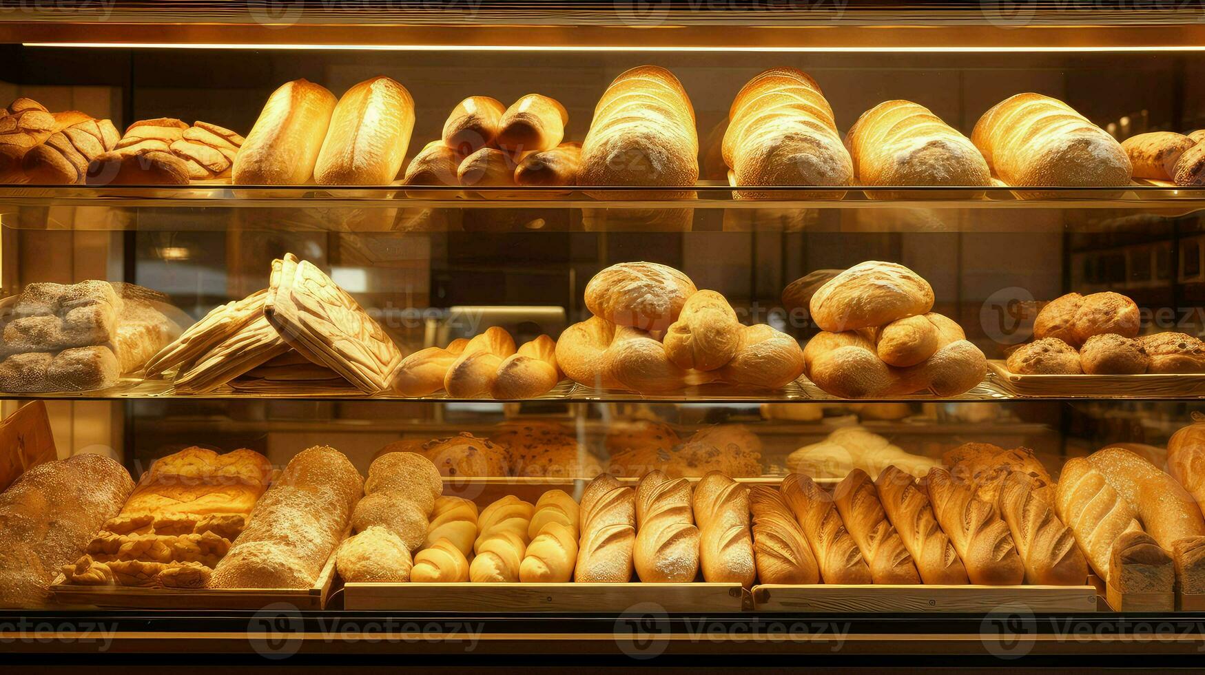 ai generato brioche forno dolce cibo foto