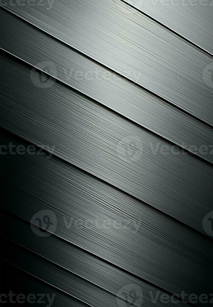 ai generato verticale metallo struttura, acciaio argento sfondo - ai generato Immagine foto
