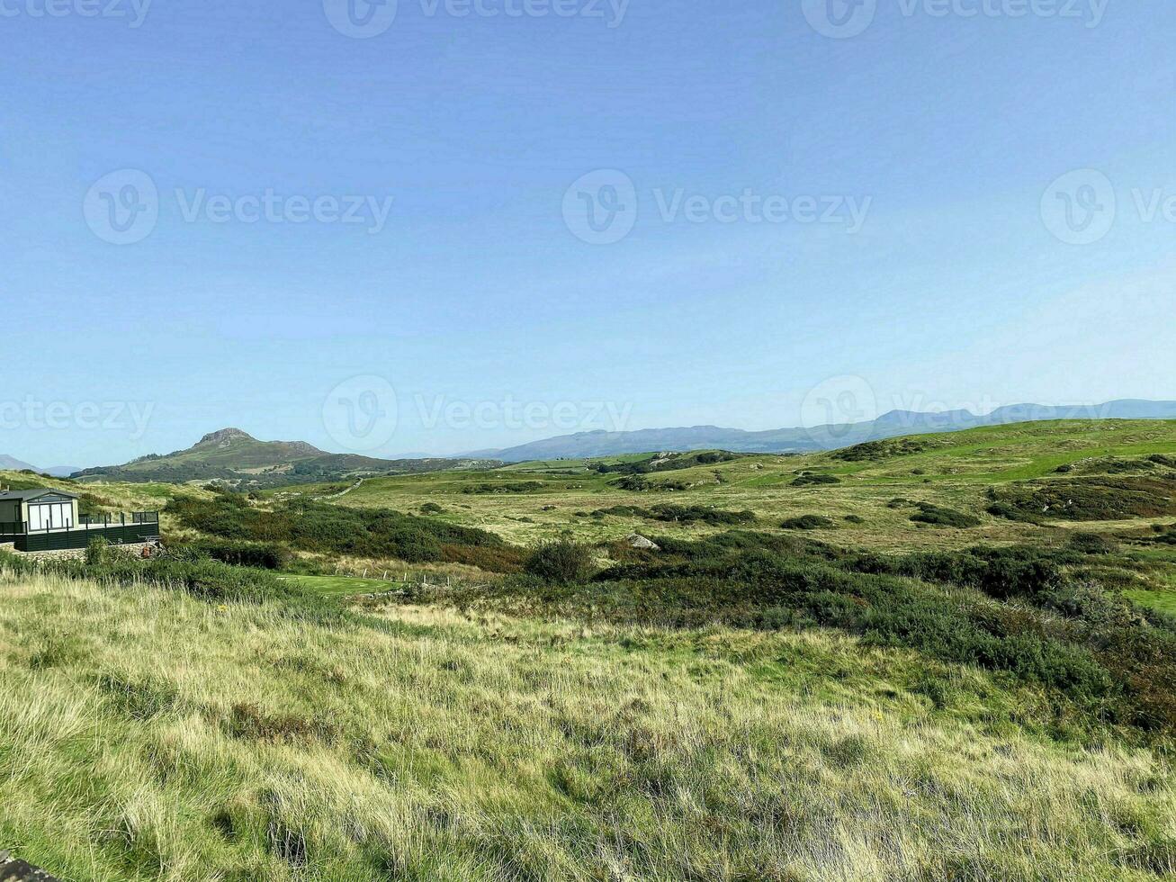 un' Visualizza di il nord Galles costa a criccieth foto