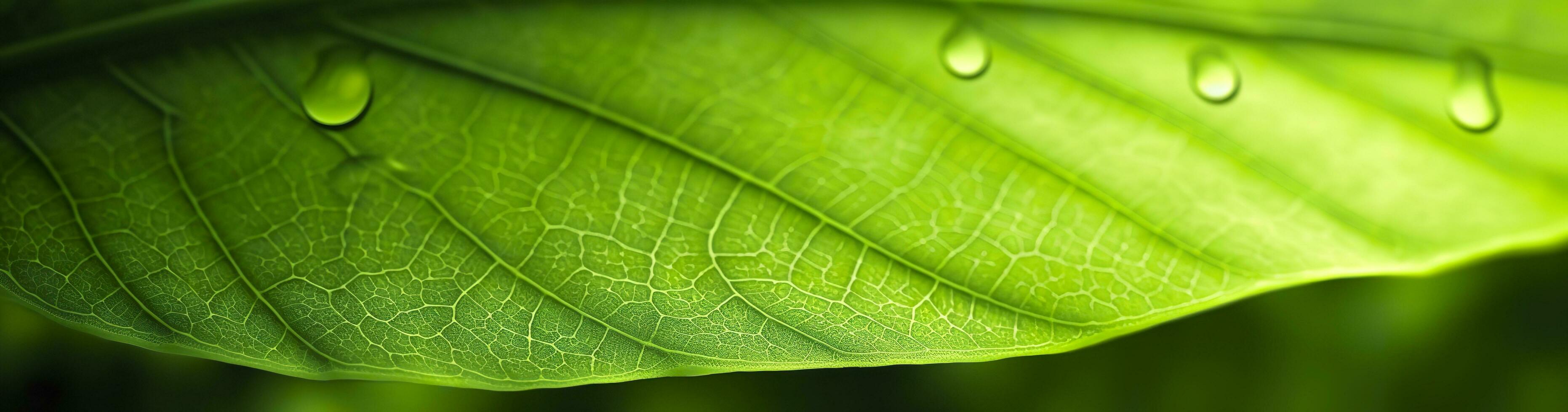 ai generato verde foglia natura sfondo. ai generato foto