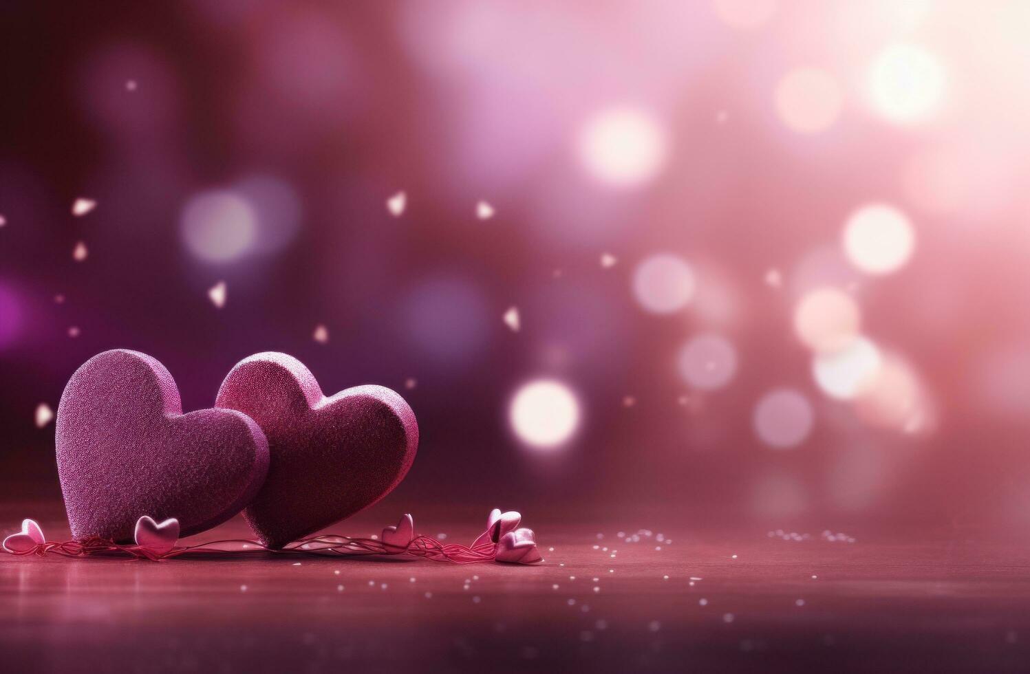 ai generato San Valentino giorno decorazione è un importante volta, quello voi può ricorda per molti tempo foto