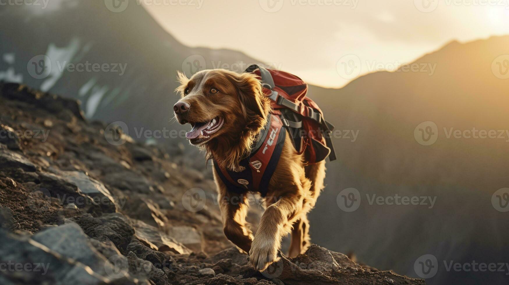 ai generato foto di un' determinato ricerca e salvare cane. generativo ai