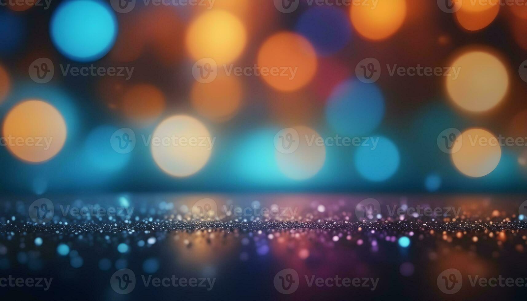 ai generato astratto bokeh luci sfondo foto