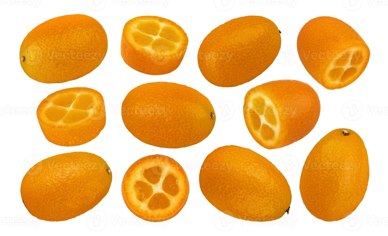 kumquat isolato su bianca sfondo foto